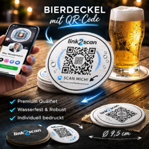 Link2Scan Bierdeckel